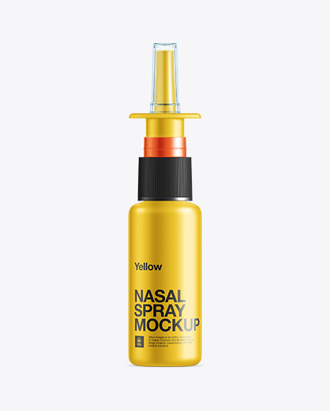 Nasal Spray Bottle Mock-up