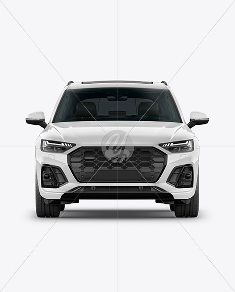 Crossover SUV Mockup – Front View