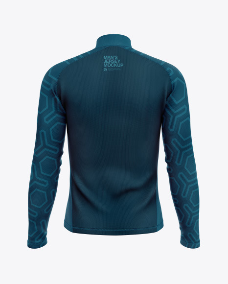 Men's Jersey With Long Sleeve Mockup