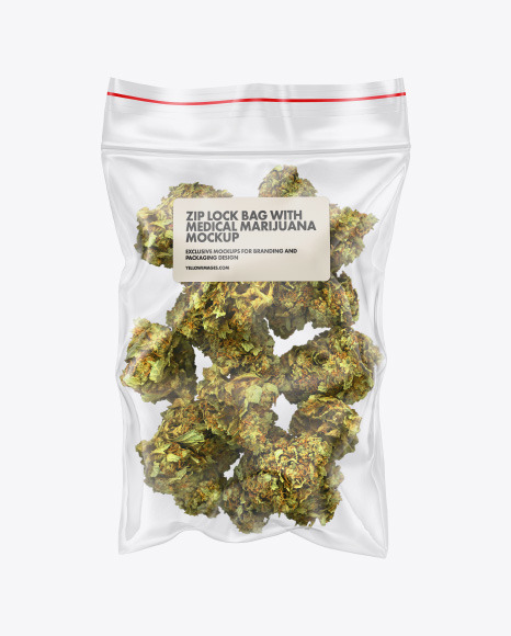 Medical Marijuana Bag Mockup