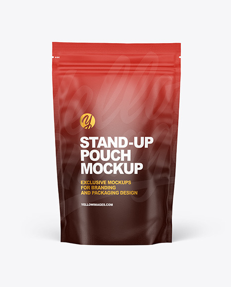 Paper Stand-up Pouch Mockup