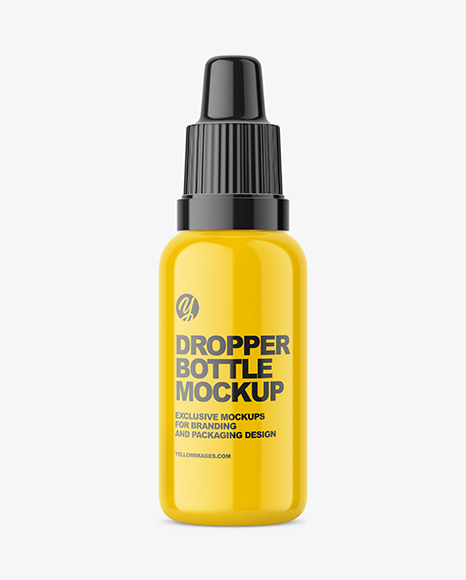 Plastic Dropper Bottle Mockup