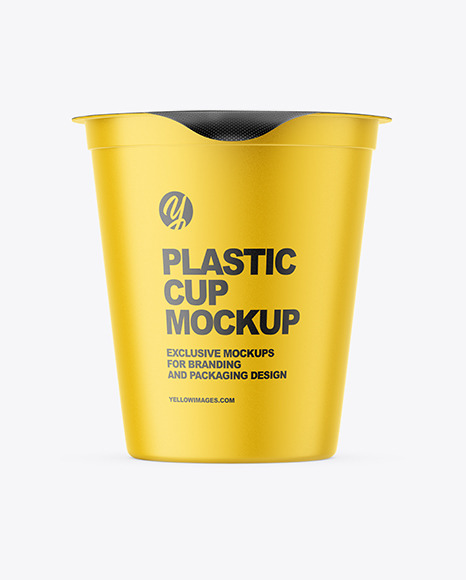 Plastic Cup Mockup
