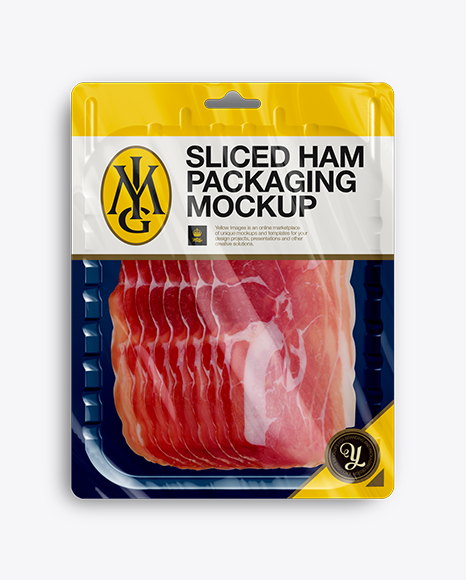Vacuum Tray W/ Sliced Ham Mock-up