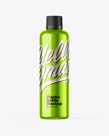 Metallic Bottle Mockup