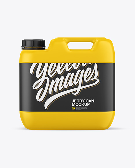 Matte Jerry Can Mockup