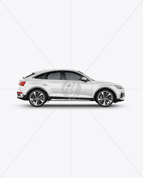 Crossover SUV Mockup – Side View