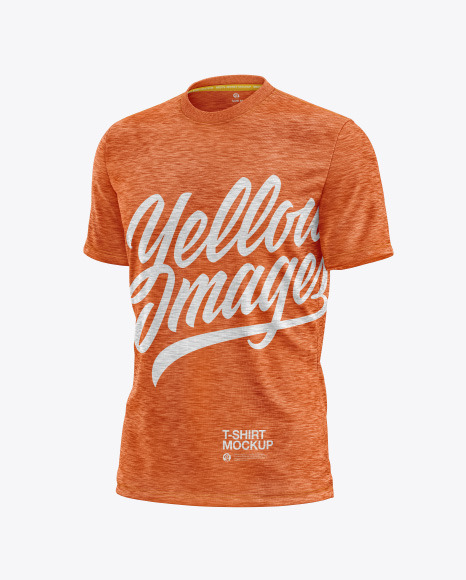 Melange Men's T-Shirt Mockup