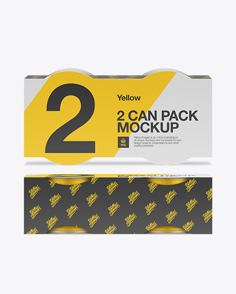 Tin Can 2 Pack Mockup