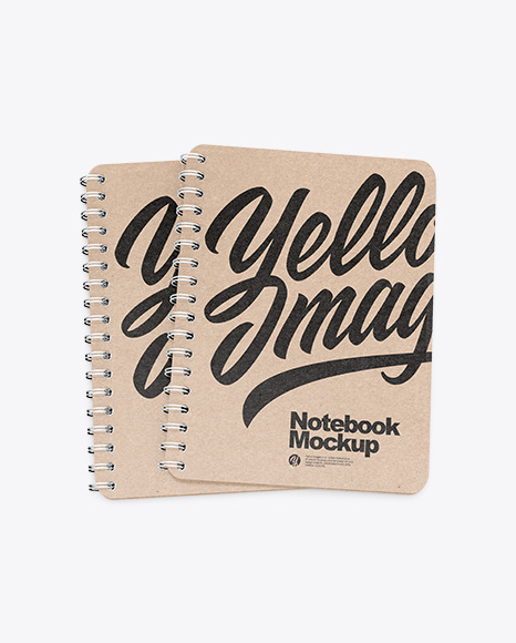 Two Craft Notebooks Mockup