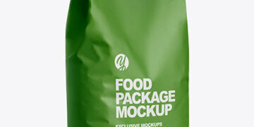 Matte Food Package Mockup