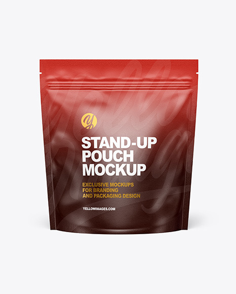 Paper Stand-up Pouch Mockup