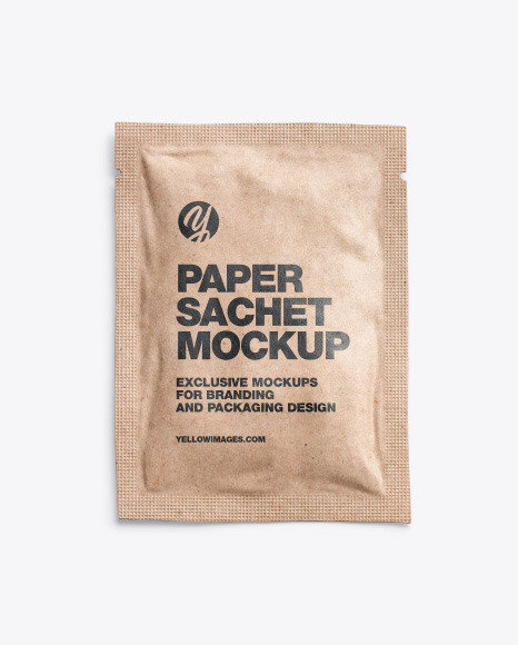 Kraft Paper Sachet Mockup