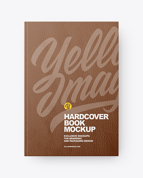 Leather Hardcover Book Mockup