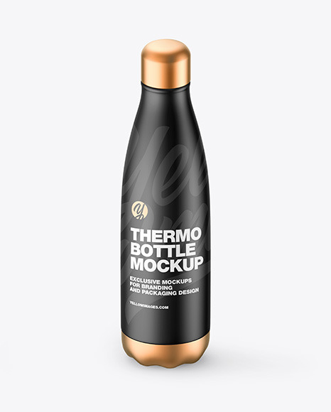 Thermo Bottle Matte Mockup