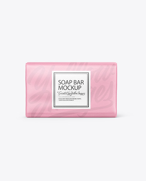 Paper Soap Bar Package Mockup