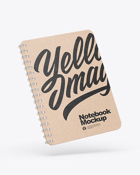 Kraft Paper Notebook Mockup