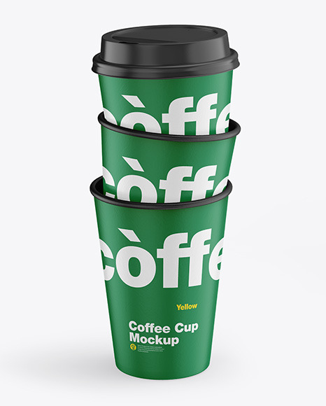 Paper Coffee Cups Mockup