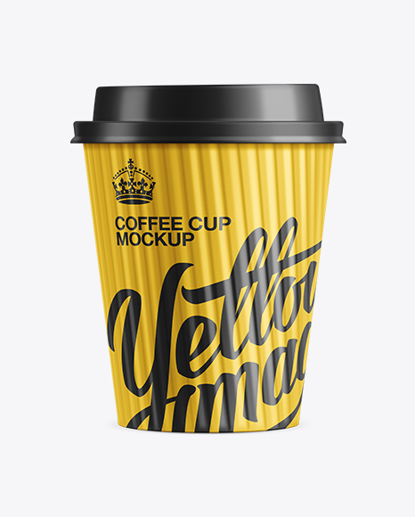 Coffee Cup W/ Lid Mockup