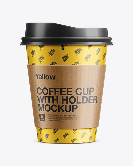 Paper Cup With Sleeve Mockup