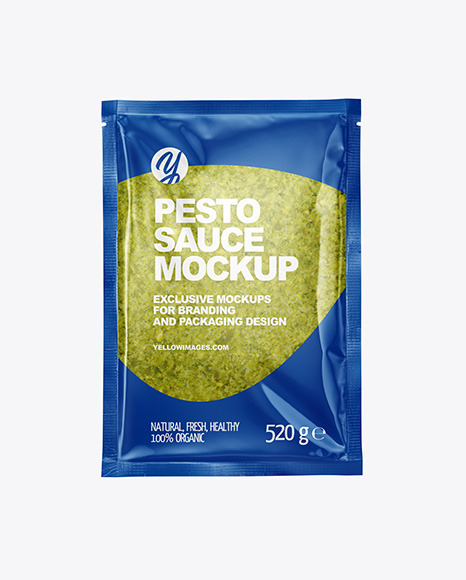 Pesto Sauce Package Mockup