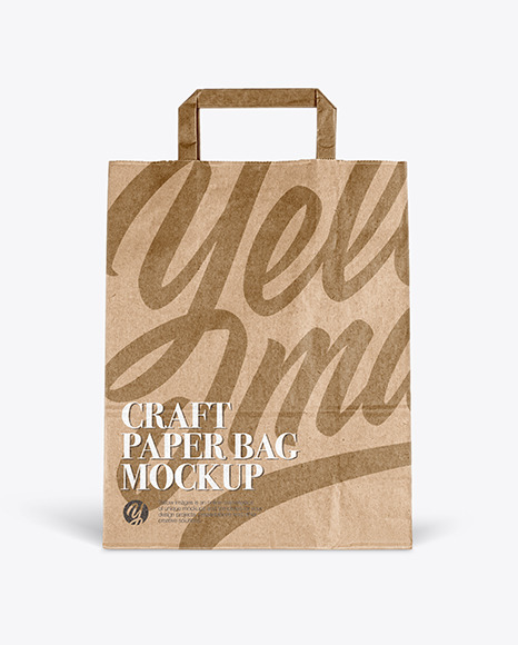 Craft Paper Bag - Front View