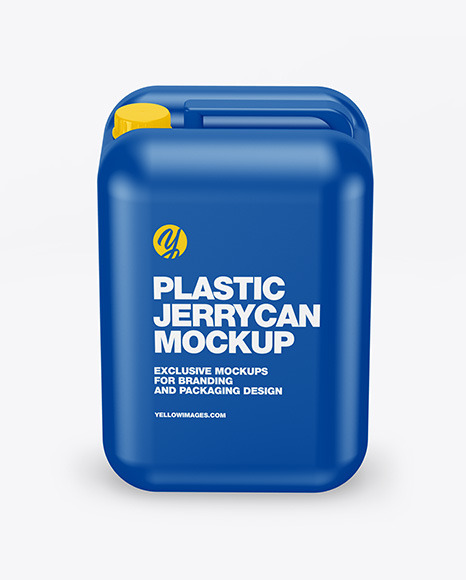 Plastic Jerrycan Mockup