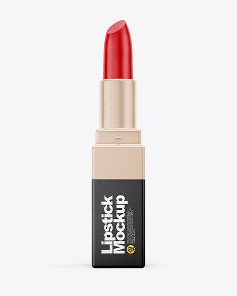 Glossy Square Lipstick Tube Mockup