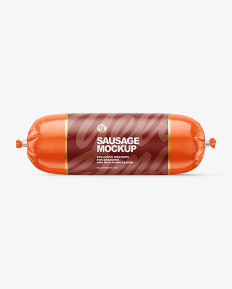 Sausage Mockup - Front View