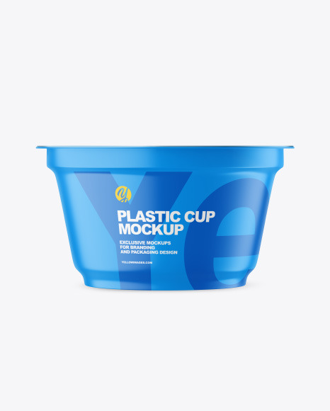 Plastic Matte Cup Mockup
