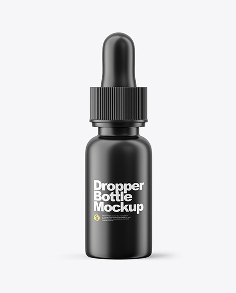 15ml Matte Dropper Bottle Mockup