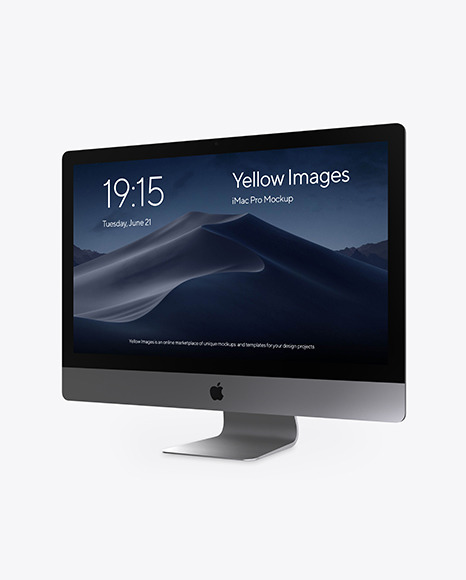iMac Pro Space Gray Mockup