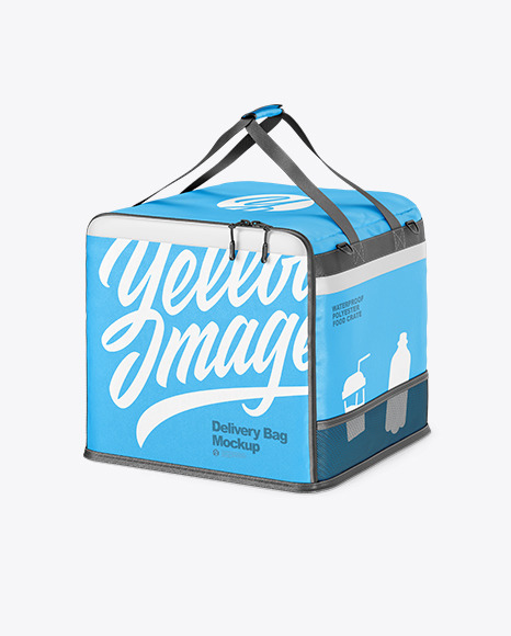 Polyester Delivery Bag Mockup