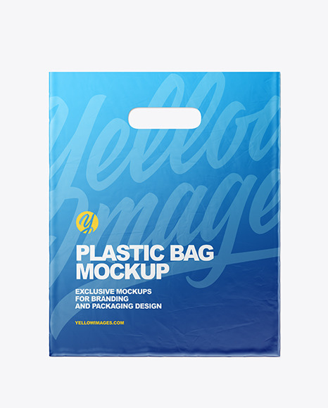 Plastic Carrier Bag Mockup