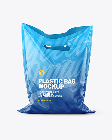 Plastic Carrier Bag Mockup