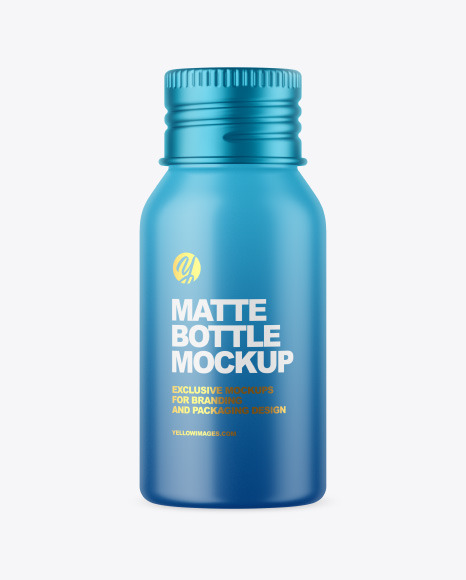 40 ml Matte Bottle Mockup
