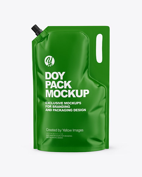 Matte Doy-Pack Mockup