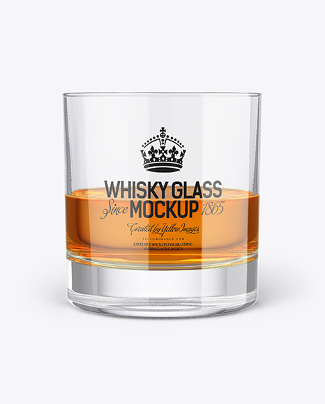 Whisky Tumbler Glass Mockup