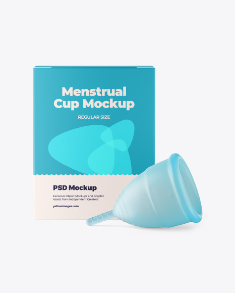 Menstrual Cup Package Mockup