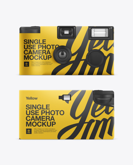 Disposable Photo Camera Mockup