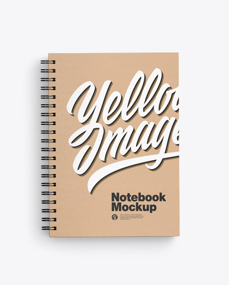 Kraft Notebook Mockup