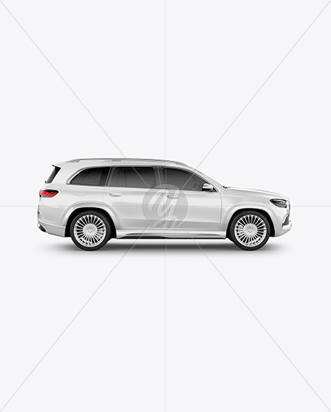 Full-size luxury SUV Mockup - Side View