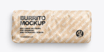 Burrito Wrapper Mockup