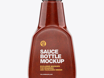 Ketchup Bottle Mockup