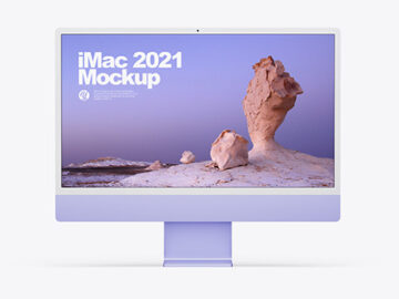 All colors iMac 2021 Mockup