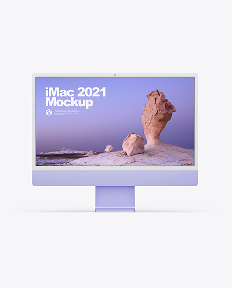 All colors iMac 2021 Mockup