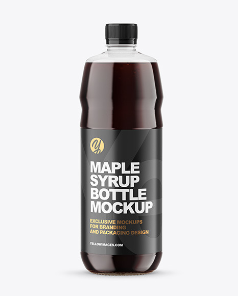 Maple Syrup Bottle Mockup