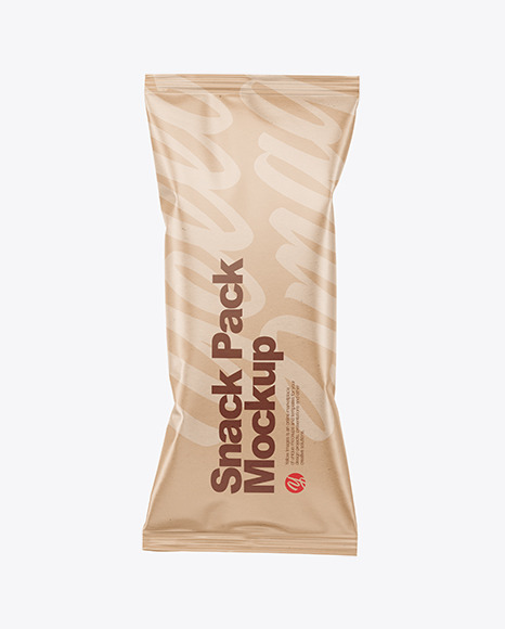 Kraft Snack Pack Mockup - Front View