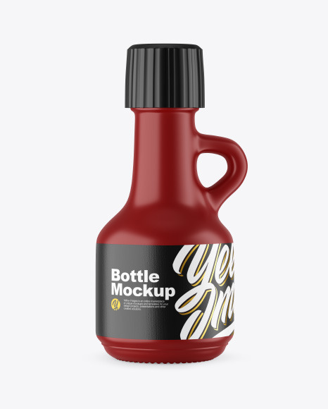 Matte Ceramic Bottle Mockup