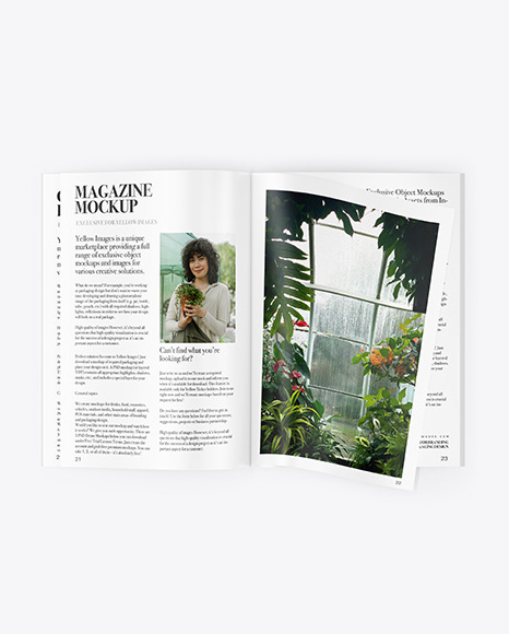Matte Magazine Mockup